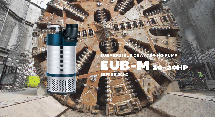EUB-M 10HP LIGHTWEIGHT SUBMERSIBLE DEATERING PUMP